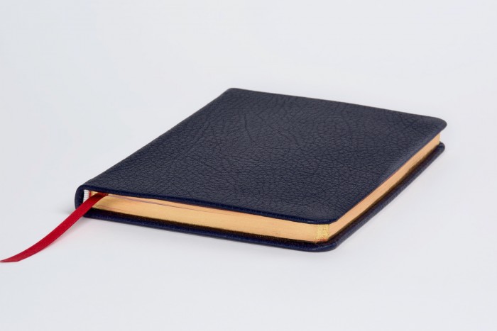 Bibles Direct - Allan Notebook Navy Blue Highland Goatskin > AJM NB ...
